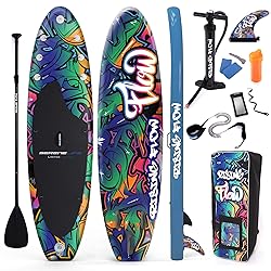 SereneLife Inflatable Stand Up Paddle Board