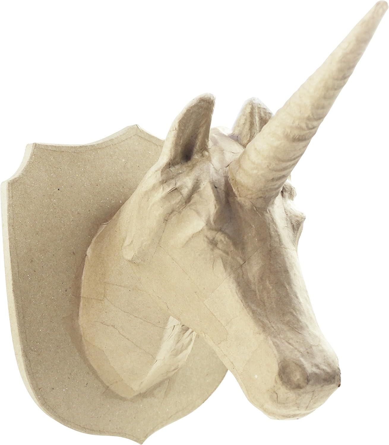 Décopatch Large Unicorn Trophy Head Mache, 31x25x35cm