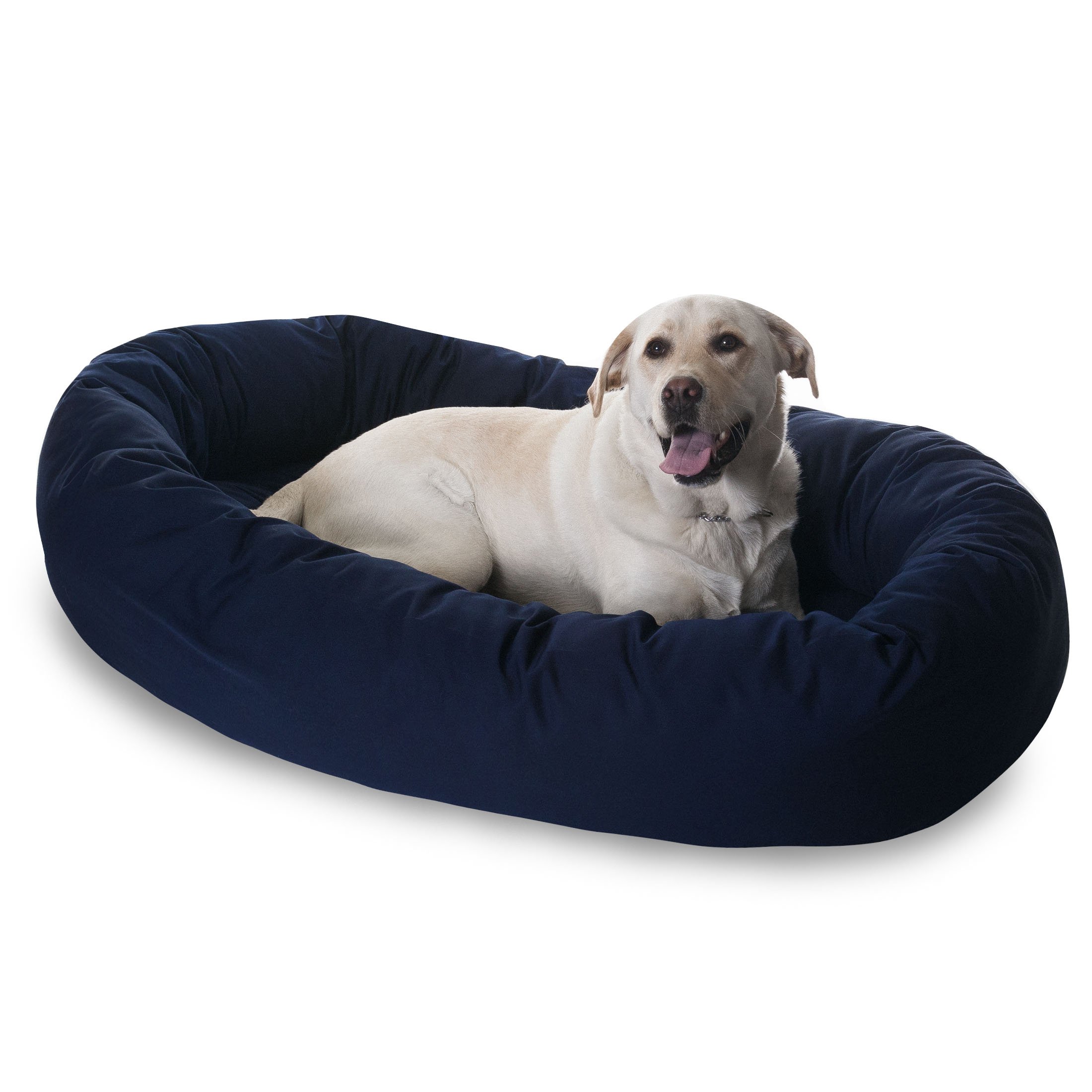 Majestic Pet 52 Inch Blue Bagel Dog Bed By Products