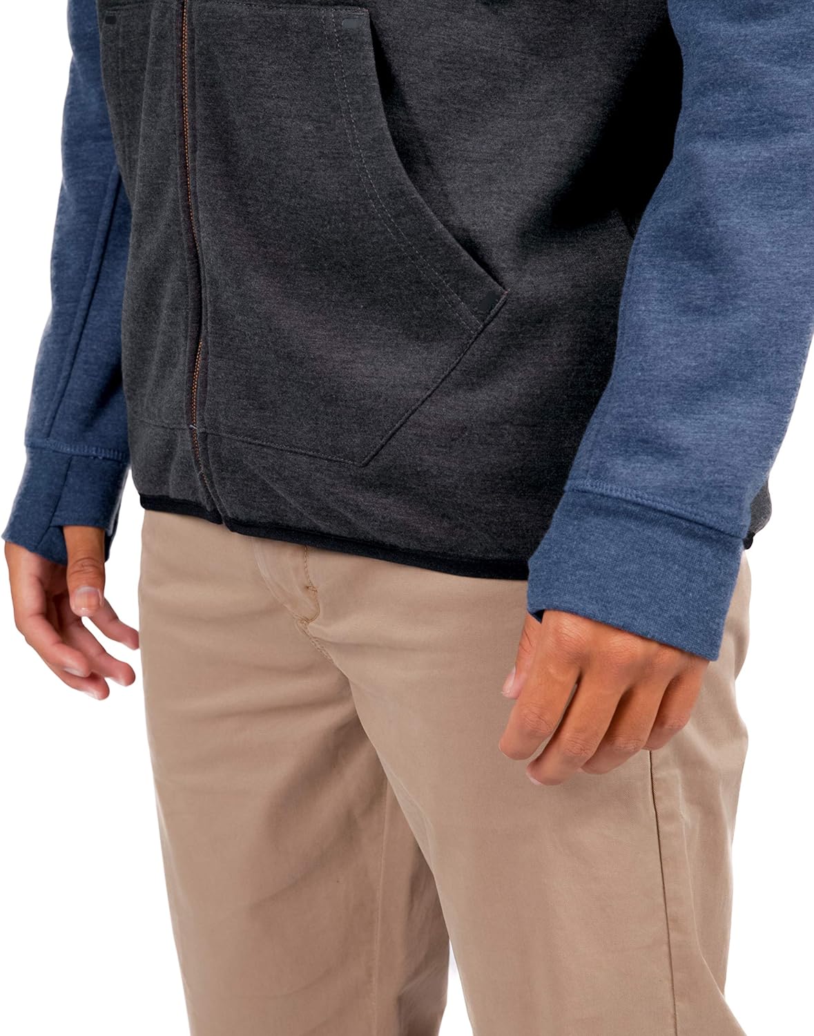 Rip Curl Men's Departed Anti Series Technical Zip Up Hooded Sweatshirt: Clothing