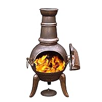  Gardeco Gartenkamin XXL schwarz Garden Oven 