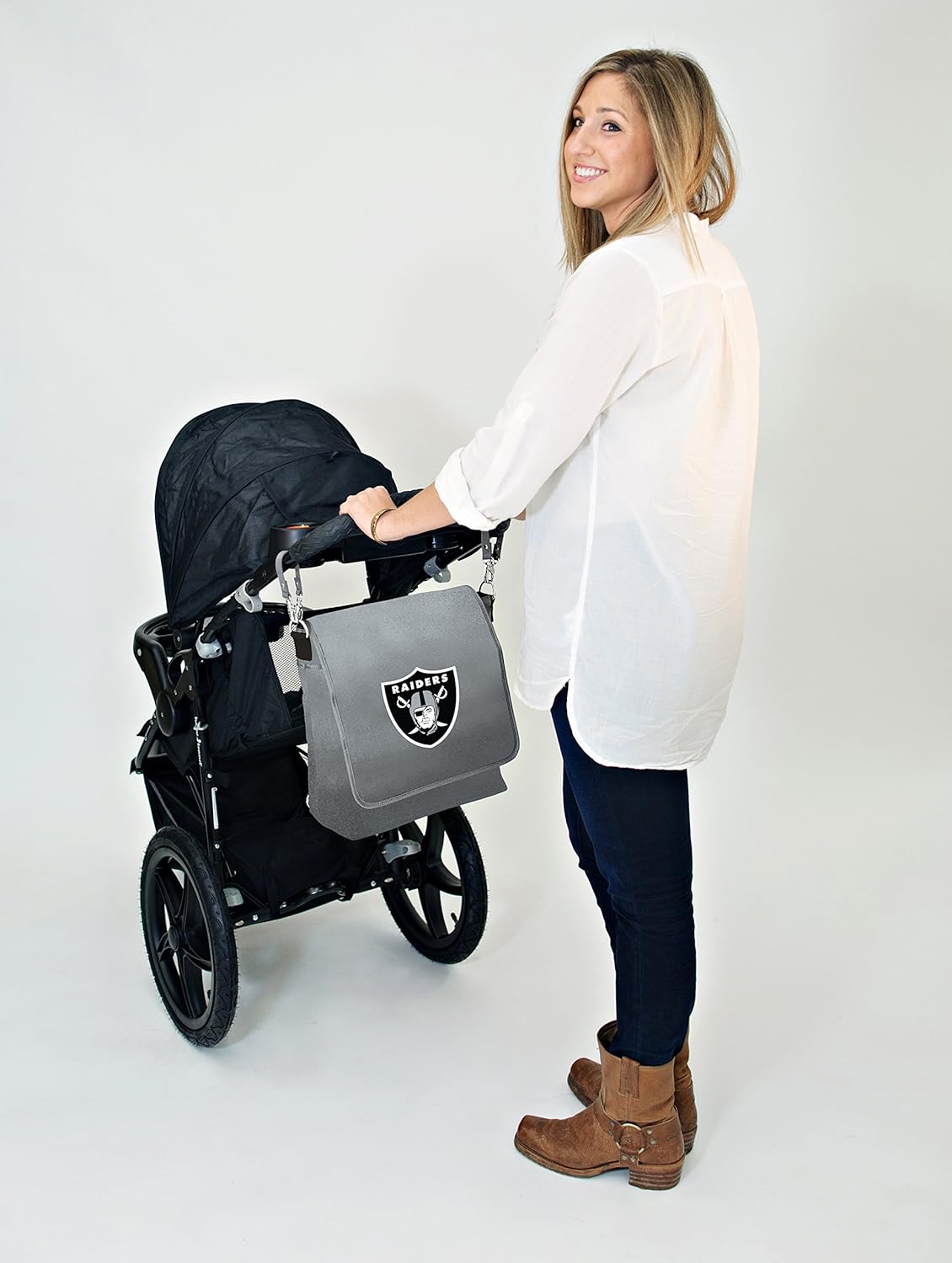 raiders diaper bag