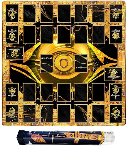 Yu-Gi-Oh! Osiris The Sky Dragon Playmat – Yami Yugi, 600x350mm, Rubber, Multicolor, Promo, Signed