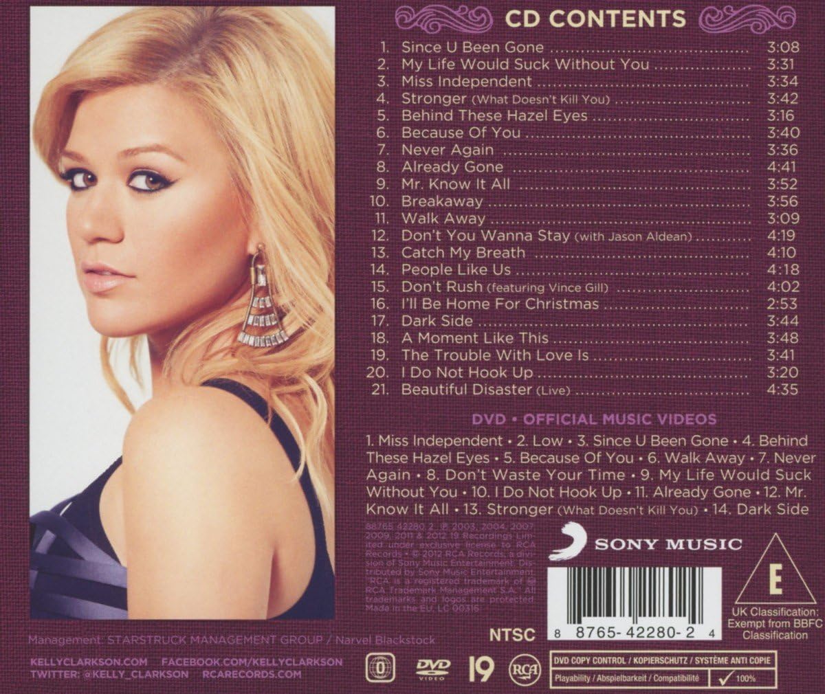 Greatest Hits Chapter One Deluxe Edition Kelly Clarkson Amazon Ca Music