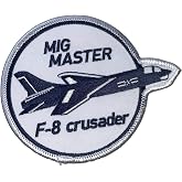 MIG Master F-8 Crusader Patch &ndash; Plastic Backing