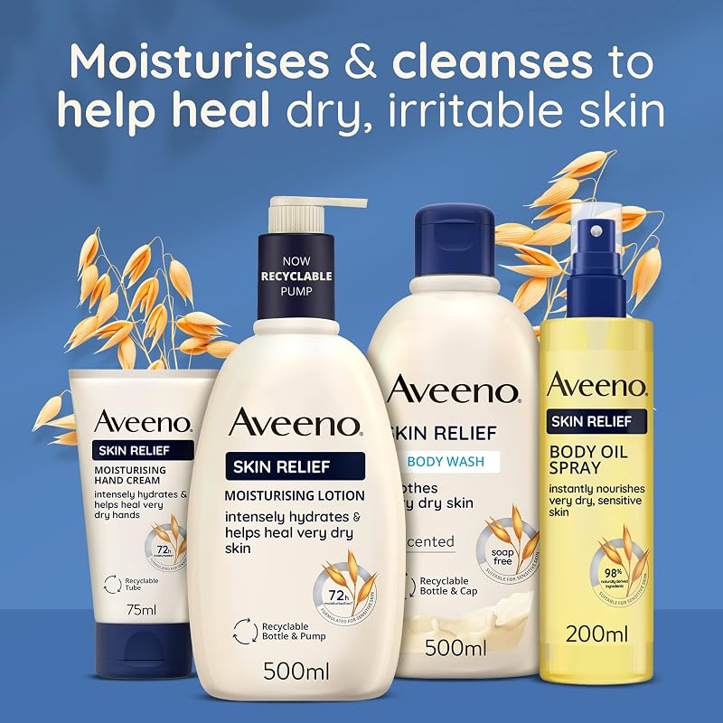, Skin Relief, gel de baño, calma la piel muy seca, 500 ml (paquete de 1), el embalaje puede variar — foto 5 de 5