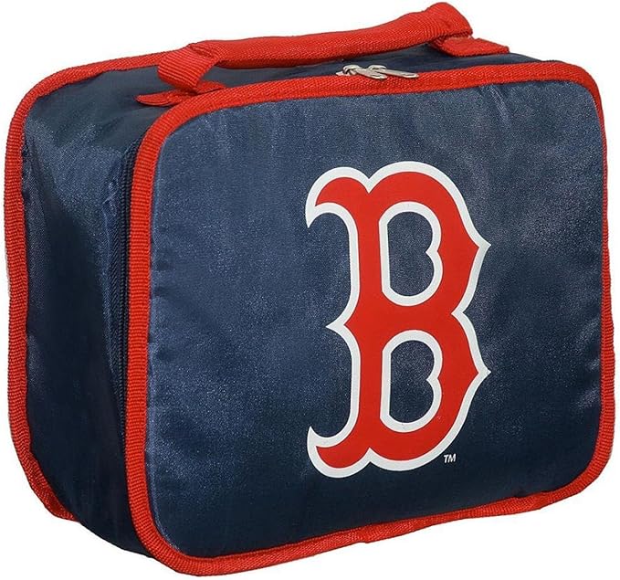 MLB Boston Red Sox Lunchbreak Lunchbox, Blue Sports Fan