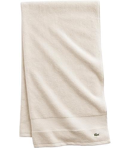 Amazon.com: Lacoste Logo Bath Towel, 100% Cotton, 650 GSM, 30