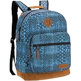 Wrangler Yellowstone Sturdy Backpack, Water-Resistant Casual Travel Daypack | Interior and Exterior Pockets Organize Laptop and Supplies, Adjustable Comfort for Work, College, Commuting and Weekend Trips
