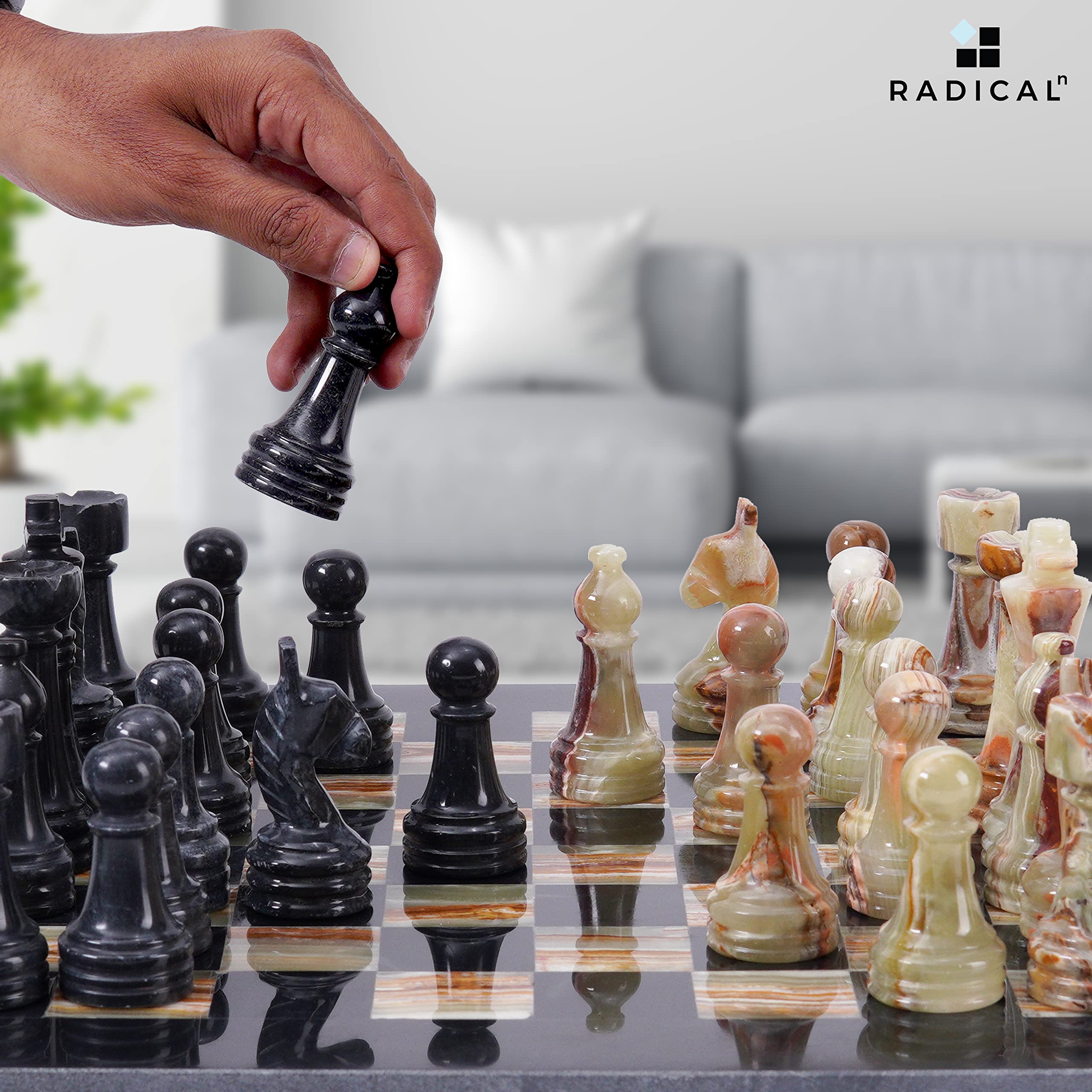Radicaln Marble Chess Set 15