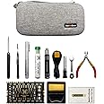 Newbeedrone Portable Drone Tool Kit Set: Come With Soldering Iron Storage Bag Prop Tool Screwdriver AIO Hex Driver Tweezers Cutter Solder Practice Board For FPV Drone FPV Starters RC Car Airplane