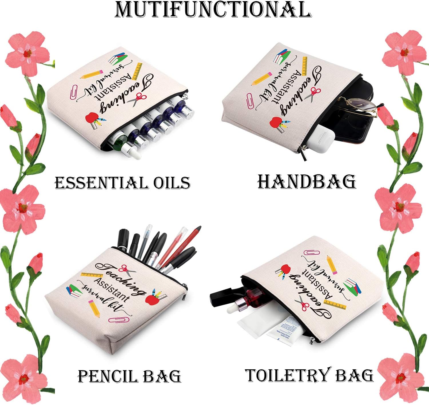 Teaching Assistant Survival Kit Teaching Aid Travel Accessories Toiletry Bag Makeup Bag (Teaching Assistant Bag EU) - Image 5