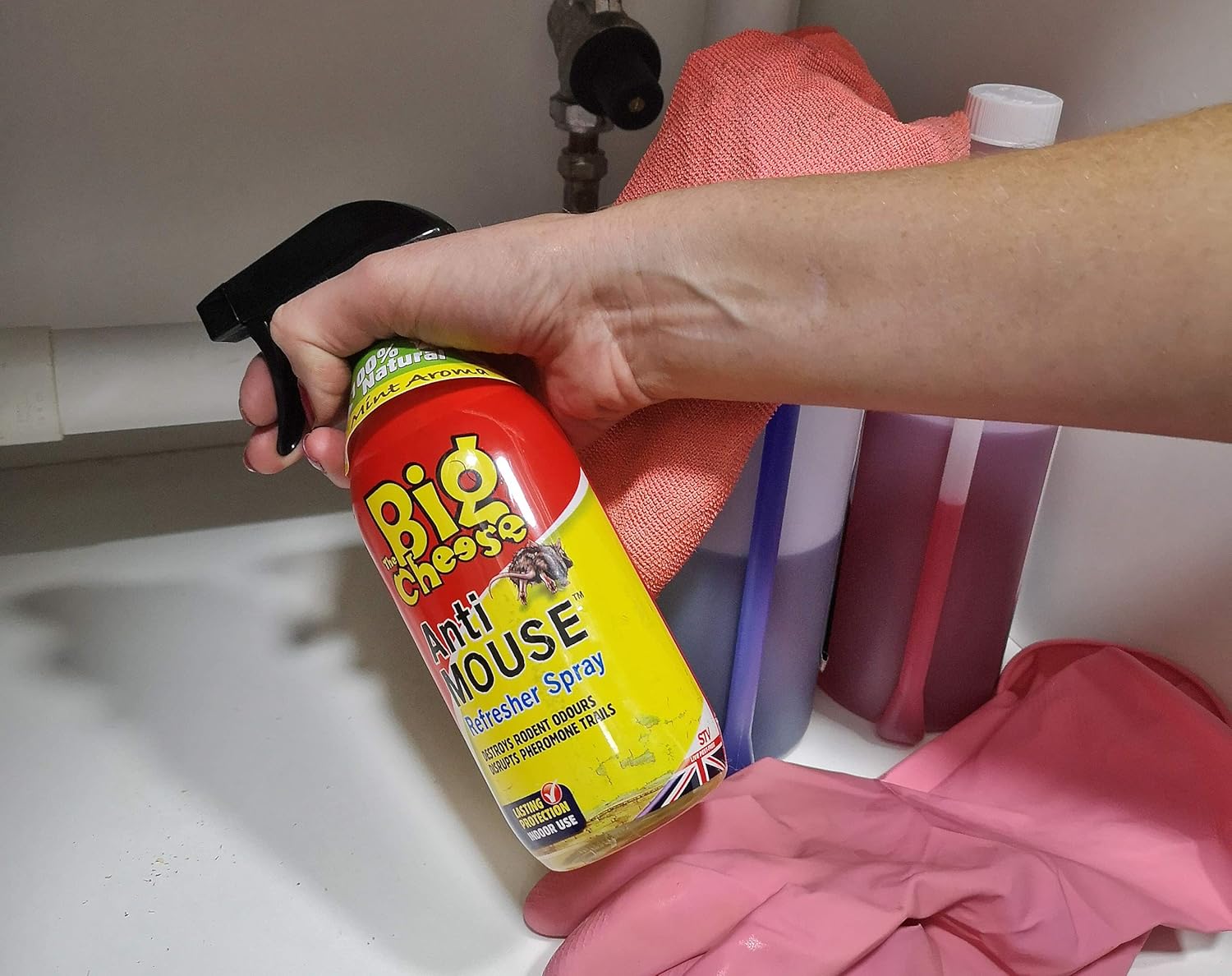 The Big Cheese STV405 Anti Mouse Refresher 500 ml Spray (Refreshes ...