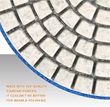 SPTA 4 Inch Diamond Wet Polishing Pads 14 Grits + Backing Pad for Granite Marble view 7