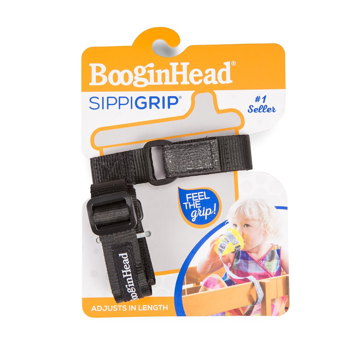 BooginHead Baby Toddler SippiGrip Sippy Cup Holder Strap, Black : Sippy Cup Strap : Baby