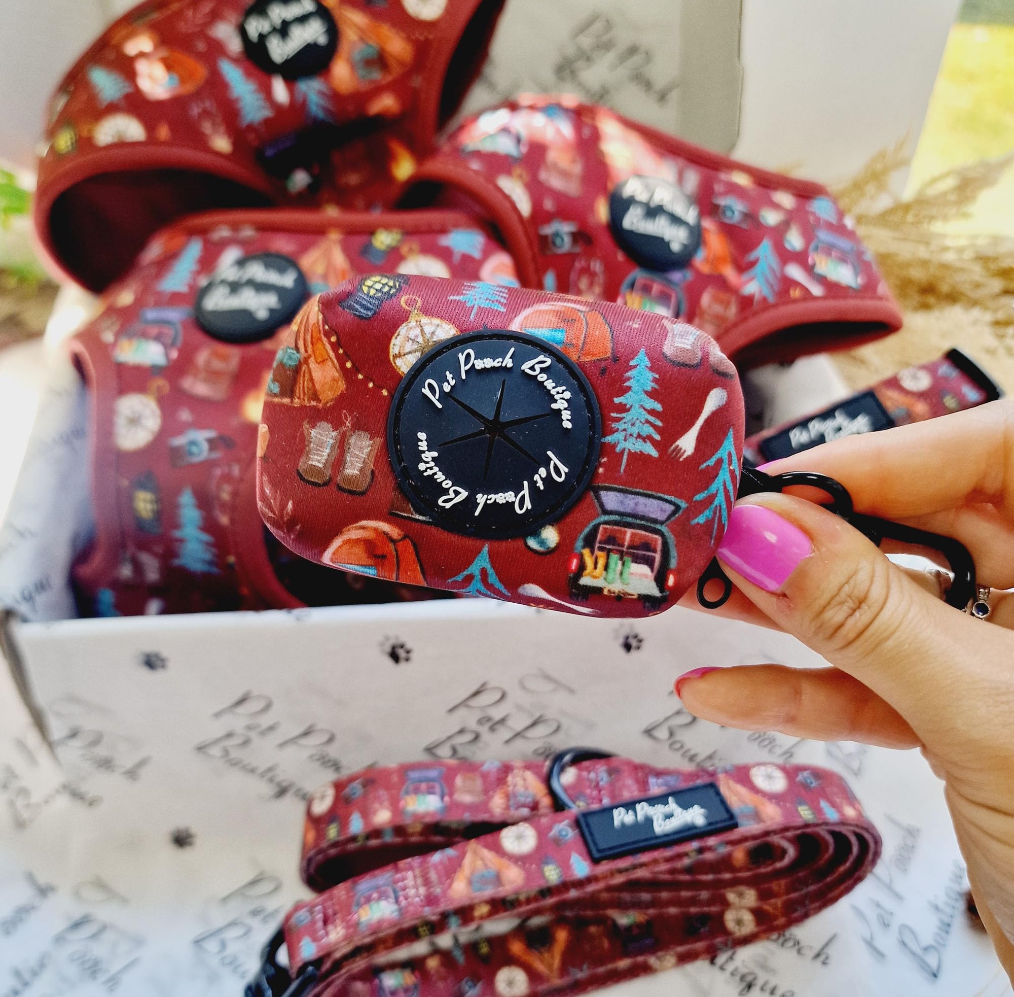 Pet Pooch Boutique Great Adventure Dog Poo Bag Holder