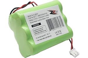 ZZcell® Battery Replacement for 2Gig BATT1, BATT1X, BATT2X, 6MR2000AAY4Z, GC2 2GIG-CNTRL2 2GIG-CP2, GCKIT311, 228844, Go Control Panel Alarm System 10-000013-001, PERS-4200, 7.2V, 2000mAh