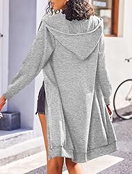 ELESOL Women's Casual Long Fleece Hoodies