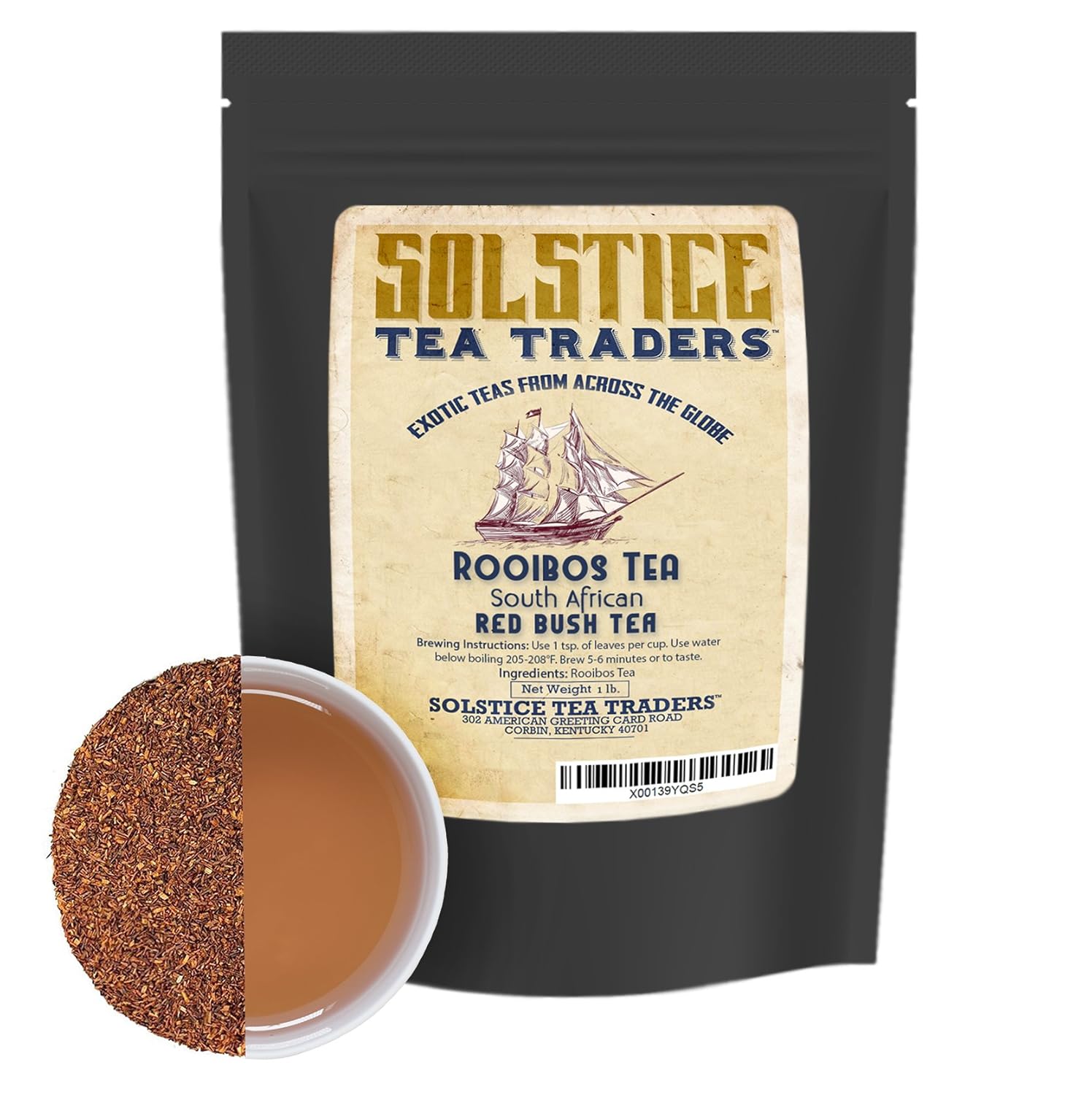 Rooibos Tea, South African Red Bush Tea, One Pound Bulk