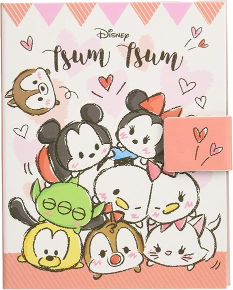 Amazon Co Jp デルフィーノ ディズニー グラフィティ2 マグネット付箋 ツムツム ラブラブ H7 8 W10 5cm Dz ホーム キッチン