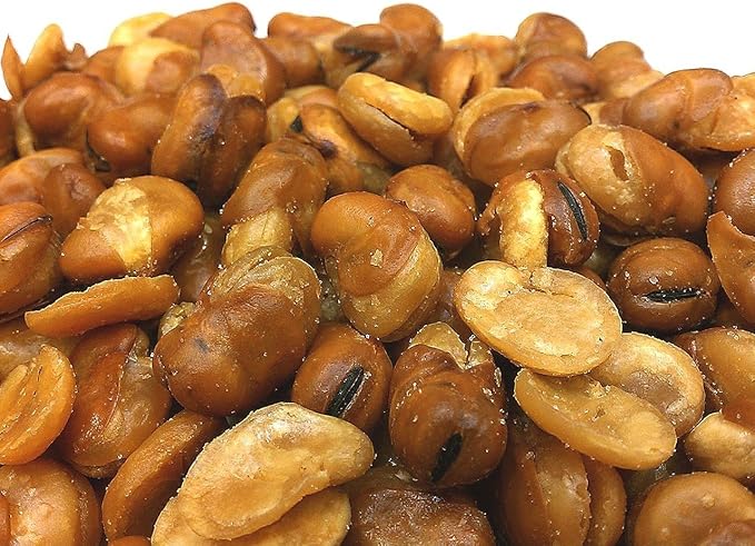 Amazon 黒田屋 いかり豆 揚げそら豆 400g 無漂白品 九州工場製造品 チャック袋 400gx1袋 黒田屋 甘納豆 豆菓子 通販