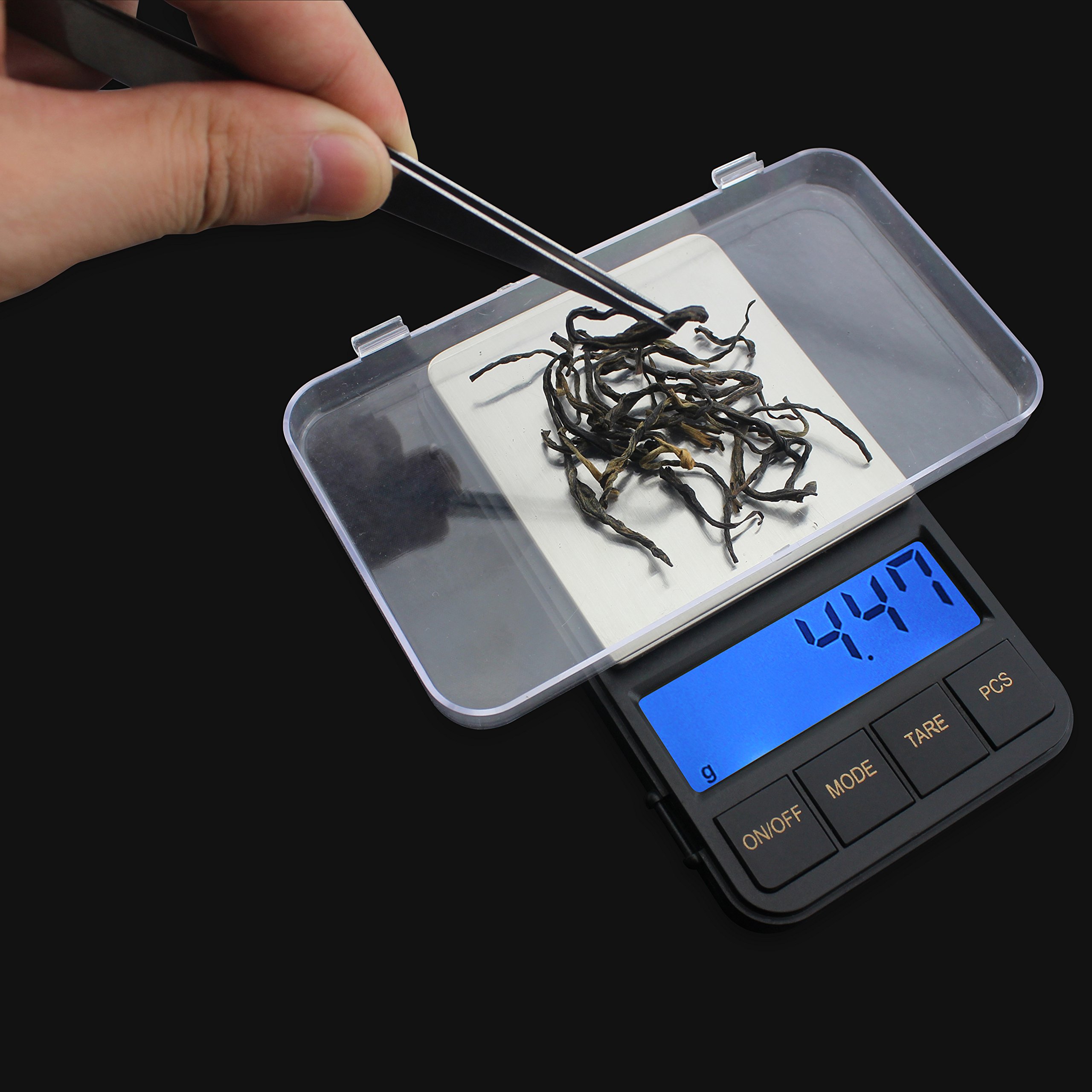 Next-shine Digital Pocket Scale 200 x 0.01 gram Kitchen Food Jewelry Weight Compact Tare Stainless Steel