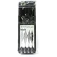 Faber-Castell FC167100 Pitt Artists Pen Assortments - Assorted Sizes - Set of 4 - Black