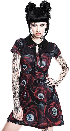 Killstar Kleid C U IN Paradise Collar Dress