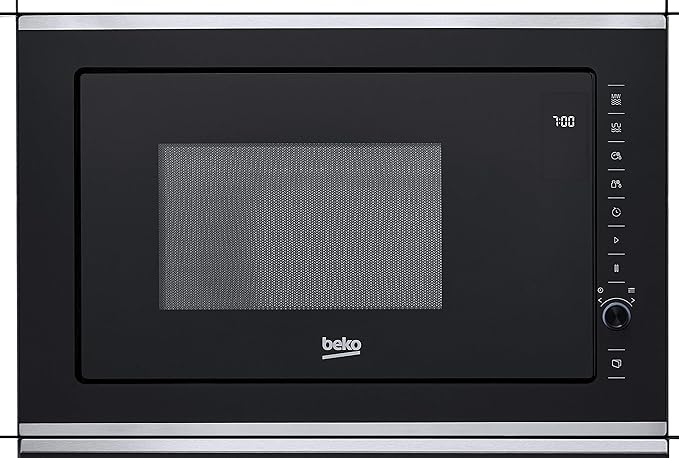 Beko MGB 25333 BG Microondas con Grill, 900 W, 25 litros, Acero Inoxidable