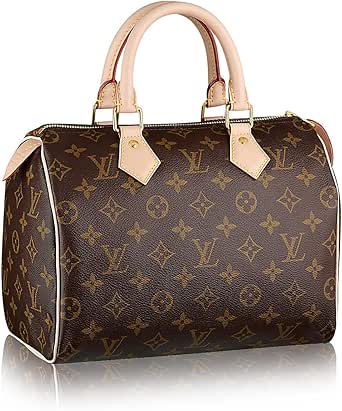0 Authentic Women's Vintage Louis Vuitton Speedy 30 Brown Monogram Travel Bag: Clothing