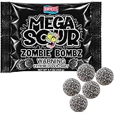 Barnetts Mega Sour Candy Zombie Bombz 104g / 3.7OZ &ndash; Handmade British Hard Sweets &ndash; Extreme Sour Candy Challenge &ndash; Retro Party Bag &amp; Gift Hamper Treats