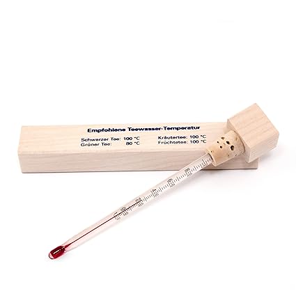 Lantelme Tee - Tassen Thermometer Holz Teethermometer 2557