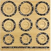 Petoysoso Bead Boards for Jewelry Making, Bamboo Beading Board for Jewelry Bracelet Making, Bracelet Bead Board, Bracelet Bead Board for Bracelet, Jewelry Making Supplies,Bracelet Tray 5"- 8"