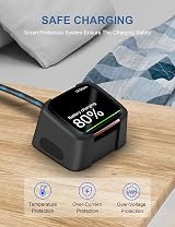 Bicmice 3.3Ft USB Charger for Fitbit Versa 2 Smartwatch Dock Stand Cable view 4