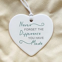 Never Forget the Difference You Have Made