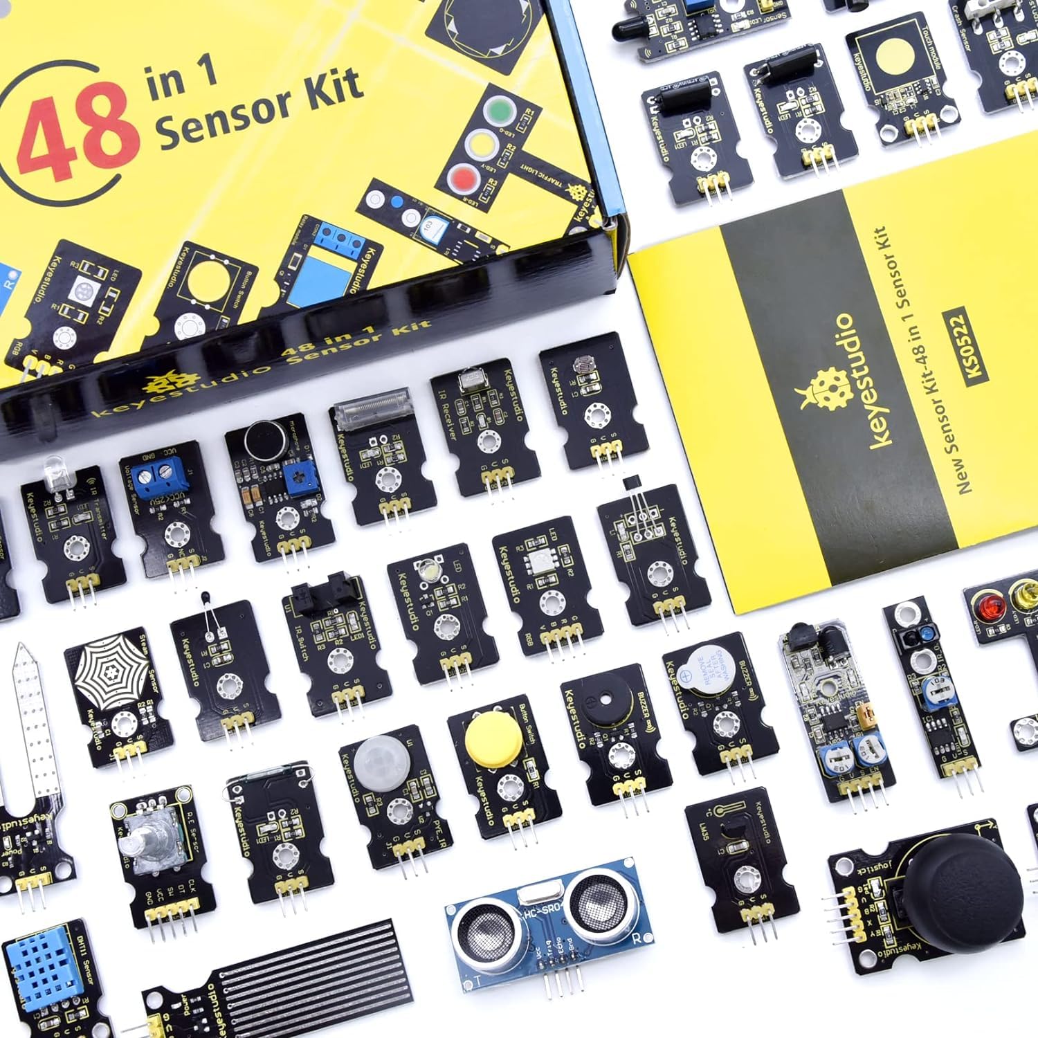 Mua KEYESTUDIO 48 Sensors Modules Starter Kit for Arduino with LCD, 5v ...