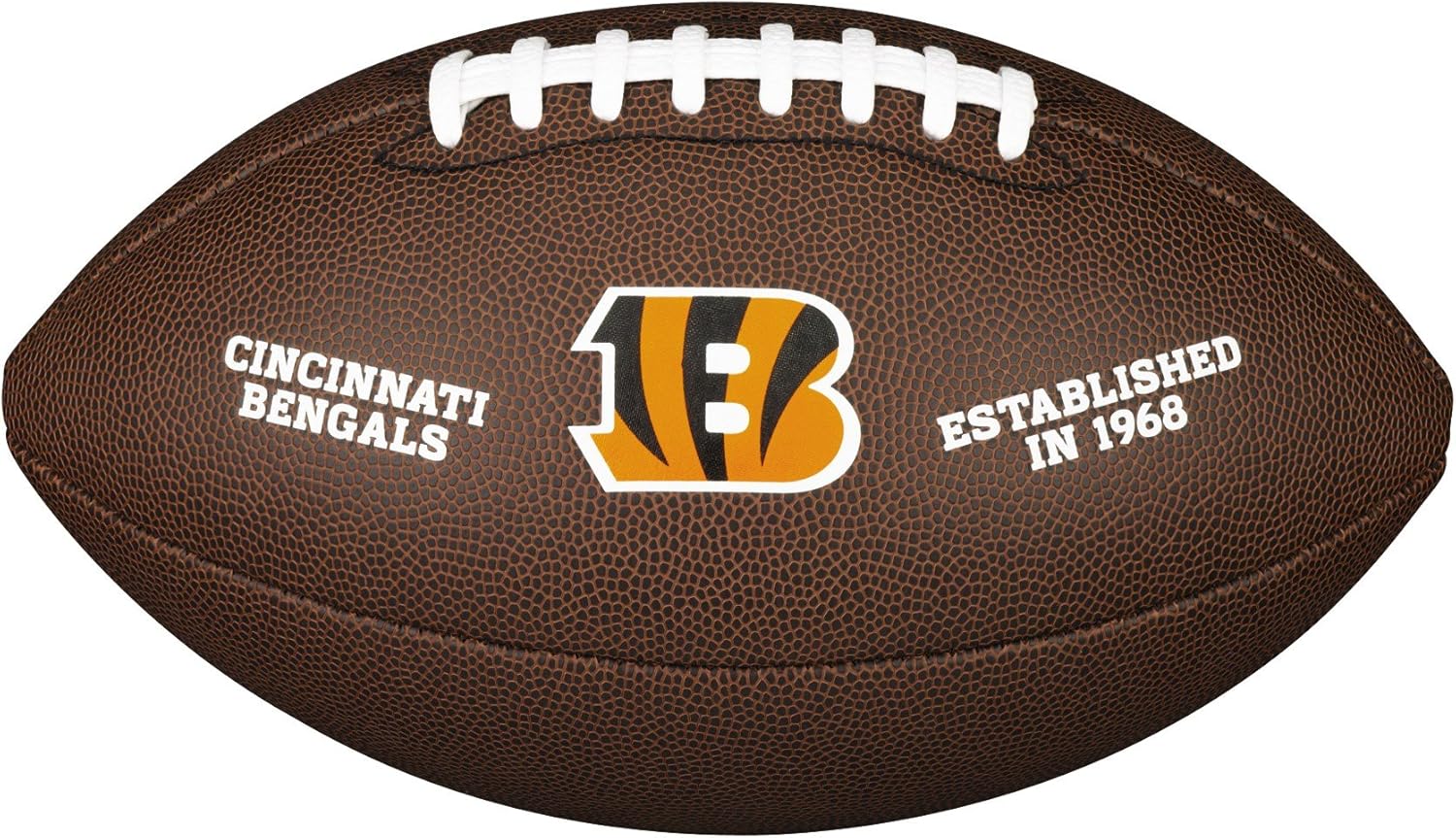 Wilson Nfl Team Logo Composite Football Official Cincinnati Bengals Amazon Co Uk Sports Outdoors