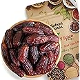 NY Spice Shop Premium Safawi Dates - 1 Pound Natural Fresh Sweet and Delicious Dried Fruit - Nutritious Healthy Safawi Dates Snack for Toppings, Desserts, Smoothies and Energy Bars