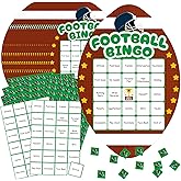 YQUQWN Football Bingo Game Cards Set Football Party Supplies 24 Players Includes Bingo Cards and Markers for Party Supplies Sports Events Activities