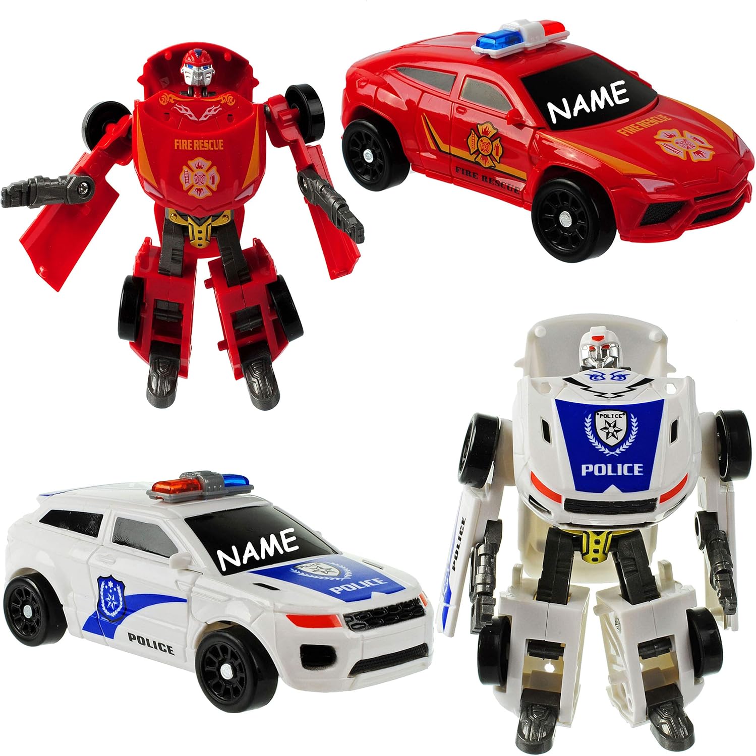 Spielfiguren Fahrzeuge Roboter Zum Umbauen Bauen Konstruieren Alles Meine De Gmbh Polizei Auto Feuerwehr Inkl Mo Transformer Roboterauto Lernspielzeug Fur Kinder Spielzeug Name Spielzeug Guiarh Pt