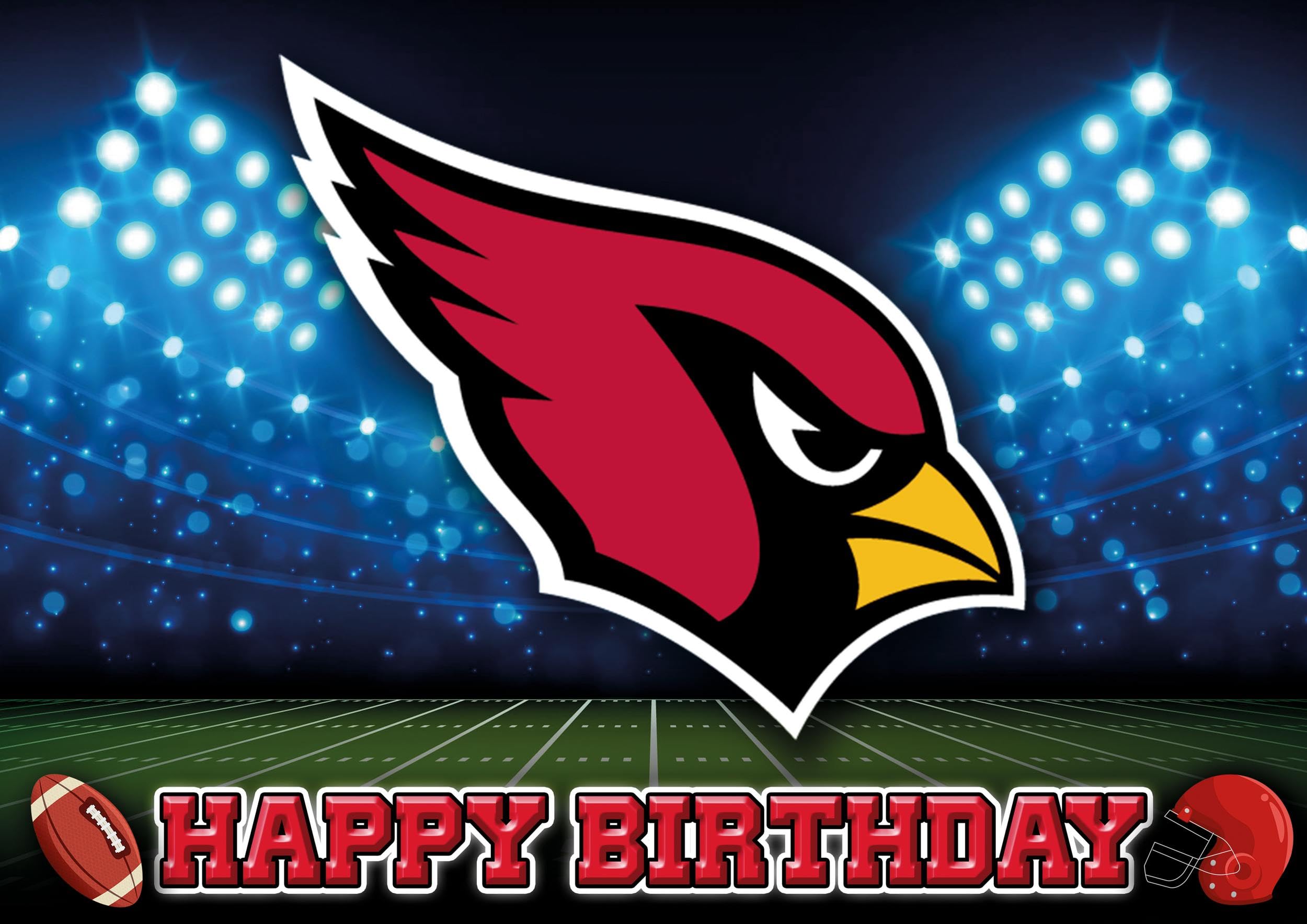 Photo 1 of 8.3 x 11.7 Inch Edible Square Cake Toppers – Cardinal Themed Birthday Party Collection of Edible Cake Decorations