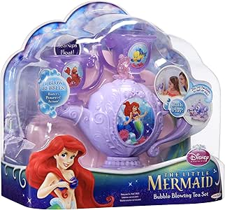 disney princess ariel bubble blowing tea set