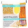 Nostalgia Movie Theater Style Popcorn Packets for Popcorn Machine, All-in-One Popcorn Kernels, Coconut Oil, Seasoning Salt, 8oz Packs, 24 count