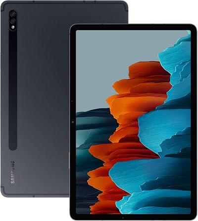 Samsung Galaxy Tab S7 11" Wi-Fi Mystic Black Android Tablet S Pen (Renewed)