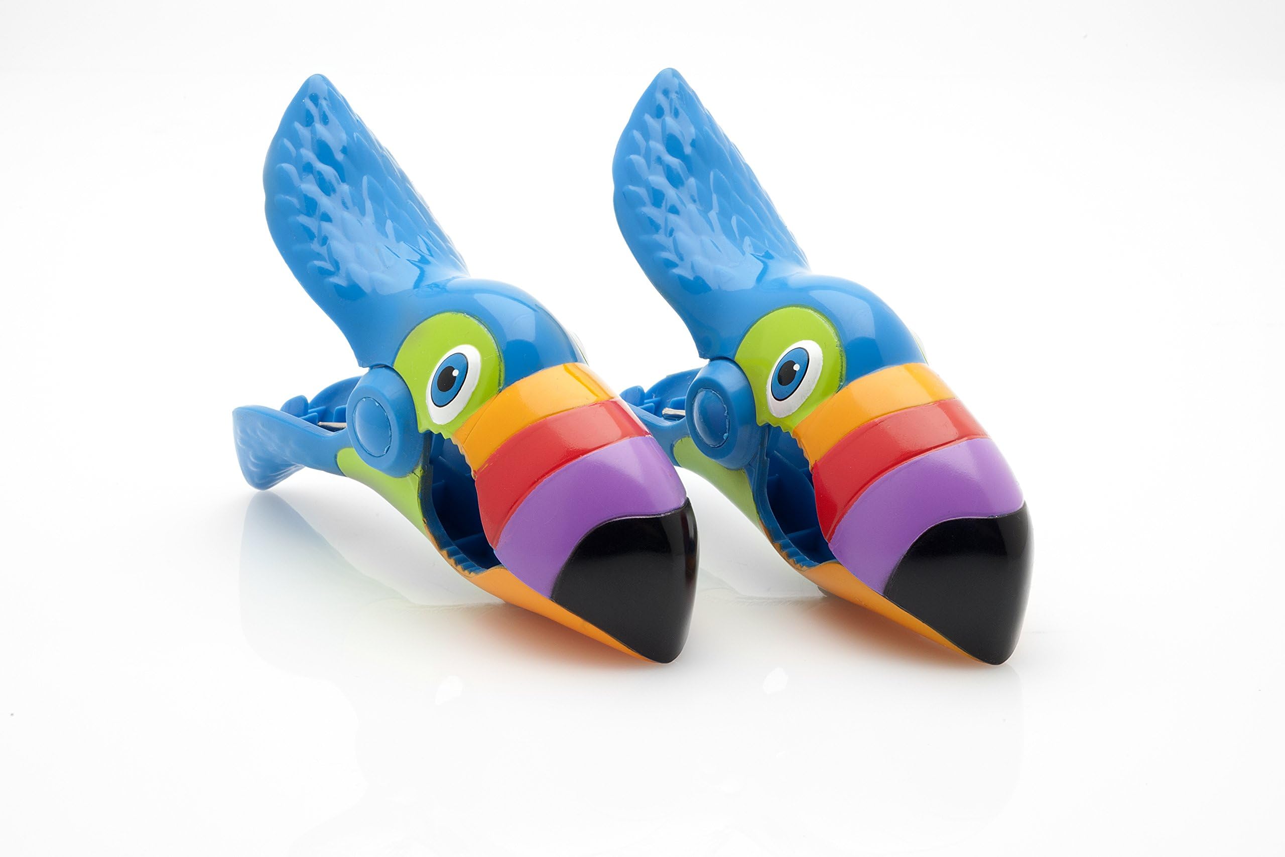 BEACH TOWEL 'Boca' CLIPS/PEGS - TOUCANS