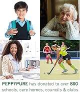 Peppy 6 x 480ml Hand Sanitiser Gel 75% Plant-Based Alcohol EU Compliant view 6