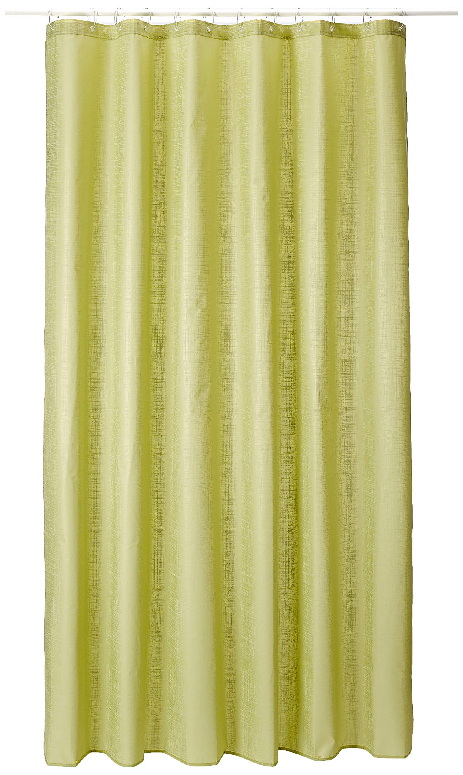 Spirella Textile Curtain GOBI TEA GREEN 180 x 200 1211701, White, Standard