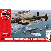 Airfix Model Airplane Kit Gift Set - A50182 Battle of Britain Memorial Flight, Plastic Plane Model Kits for Adults &amp; Kids 8+, Skill Level 2, 1:72 Scale WW2 Military Aircraft Models