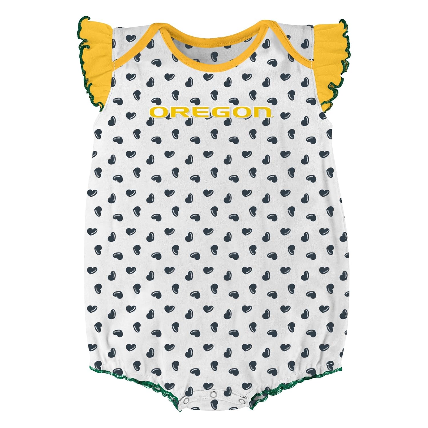 NCAA by Outerstuff NCAA boys Heart Fan 2 Piece Onesie Set