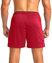 Men's Running Shorts with Zipper Pockets Quick Dry